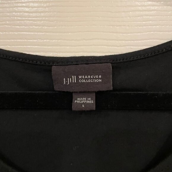 JJill Wearever tank top in black; sz LARGE - great condition - Picture 2 of 2